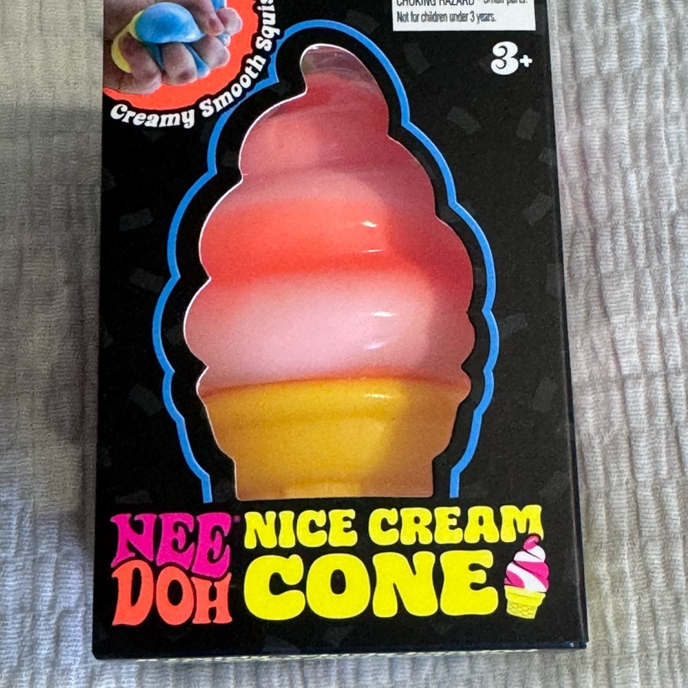 Nee Doh Nice Cream Cone Squishy Toy